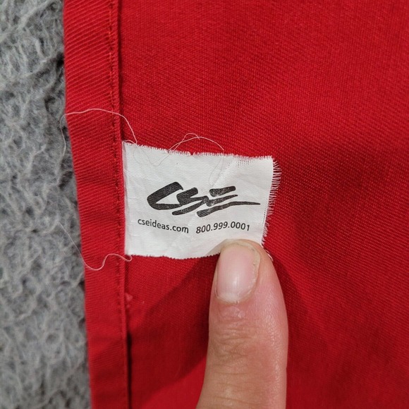 Arbys Apron Adult Red Regular Crew Member Employee Uniform Replacement Logo - Picture 12 of 13